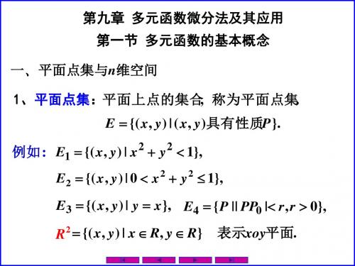 0901多元函数的基本概念