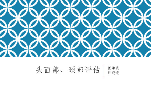 头面部、颈部评估