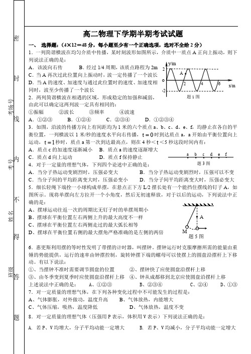 高二物理下学期半期考试试题.doc