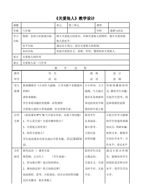 人教2011版道德与法治八年级上册《勇担社会责任 第七课 积极奉献社会 关爱他人》_36