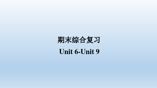 人教版英语七年级上册期末复习：Unit 6-Unit 9  课件(共31张PPT)