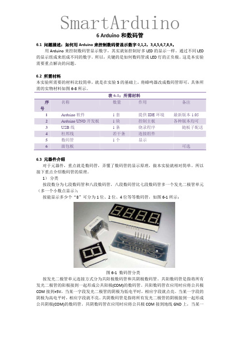 Arduino和数码管