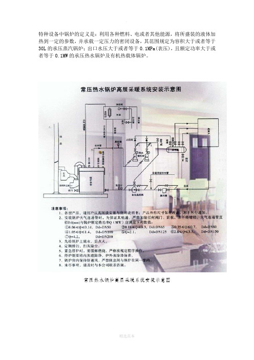 常压热水锅炉安装系统图63850