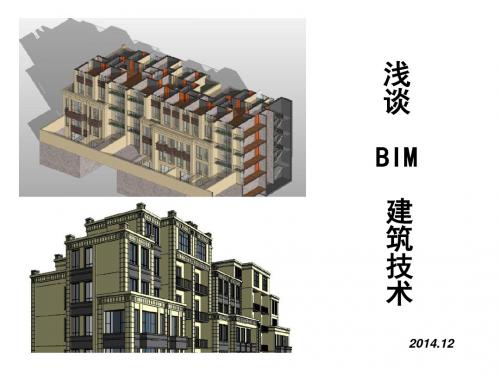 BIM简介以及应用PPT课件