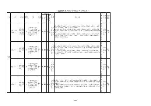 风险管理表(管理部分).xls