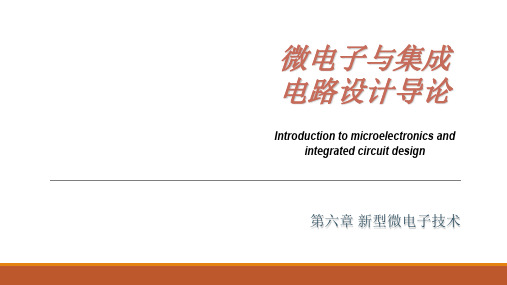 《微电子与集成电路设计导论》第六章 新型微电子技术