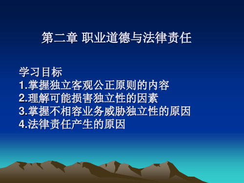 职业道德与法律责任(ppt 30页)