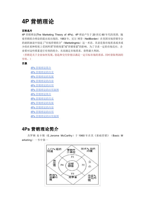 4Ps及6P市场营销理论补图