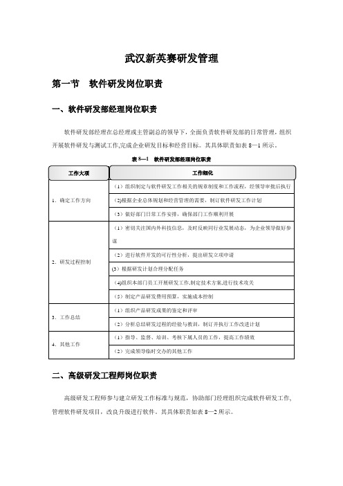 软件研发管理制度【精选文档】