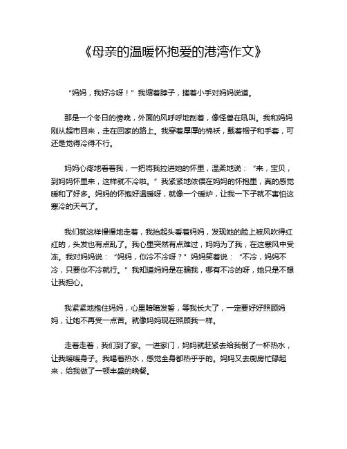 《母亲的温暖怀抱爱的港湾作文》