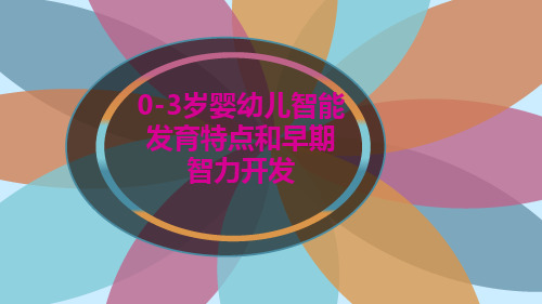 黄黄03岁婴幼儿智能发育特点和早期智力开发PPT课件