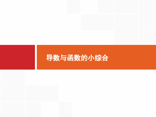 2020高考文科数学(人教A版)总复习课件：导数与函数的小综合