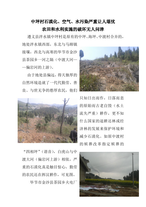 中坪村石漠化