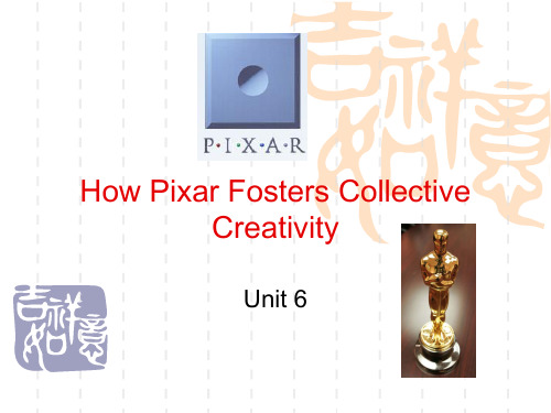 How Pixar Fosters Collective Creativity