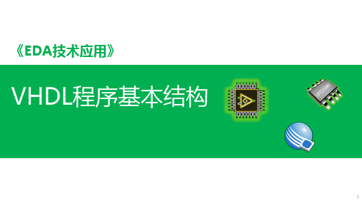 《EDA技术应用》VHDL程序基本结构