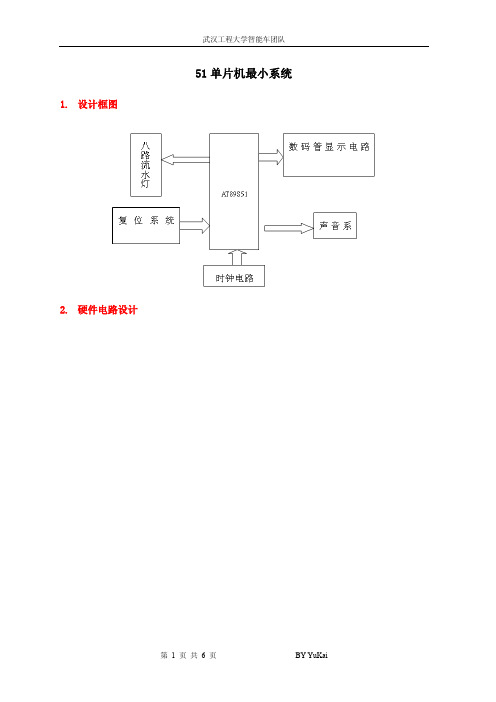 51单片机最小系统板