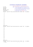 花桥小学2015年田径运动会报名表