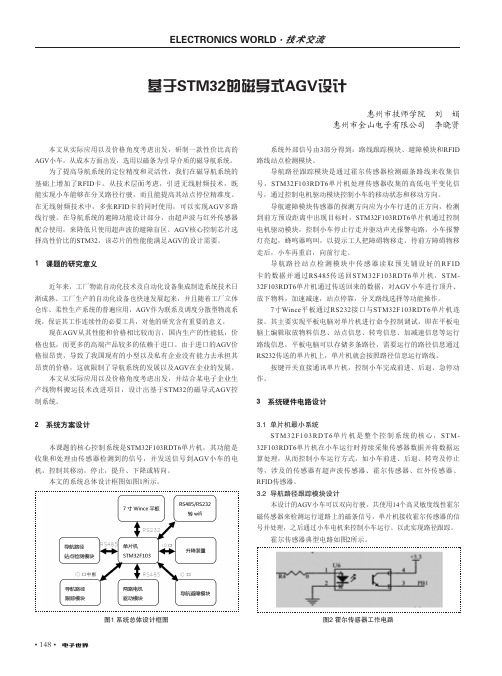 基于STM32的磁导式AGV设计