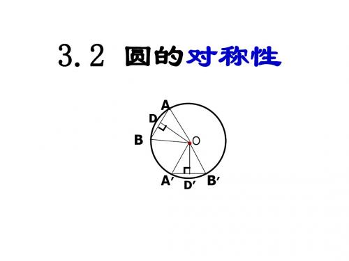 3.2圆的对称性