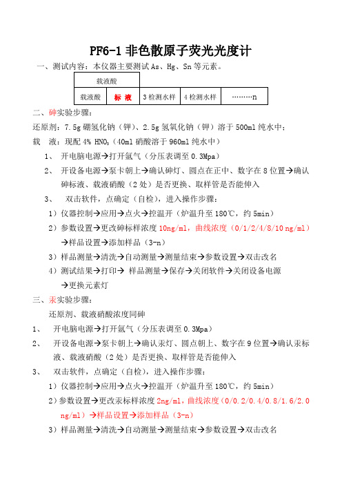 3、非色散原子荧光光度计