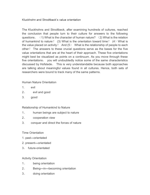 Kluckhohn-and-Strodtback’s-value-orientation