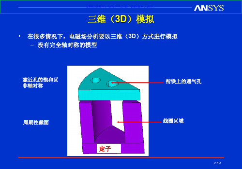 ANSYS电磁场教程电磁模拟PPT课件