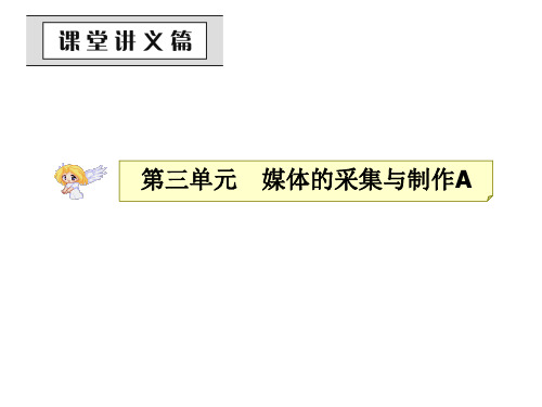 高中信息技术复习资料 第三单元 媒体的采集与制作A 第4讲 图像的修正及滤镜效果 (共26张PPT)