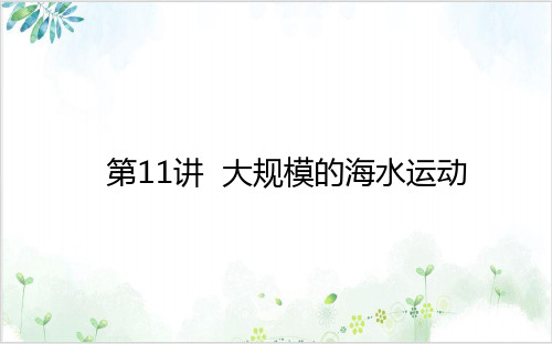 2021高考地理一轮复习11大规模的海水运动精品课件新人教版