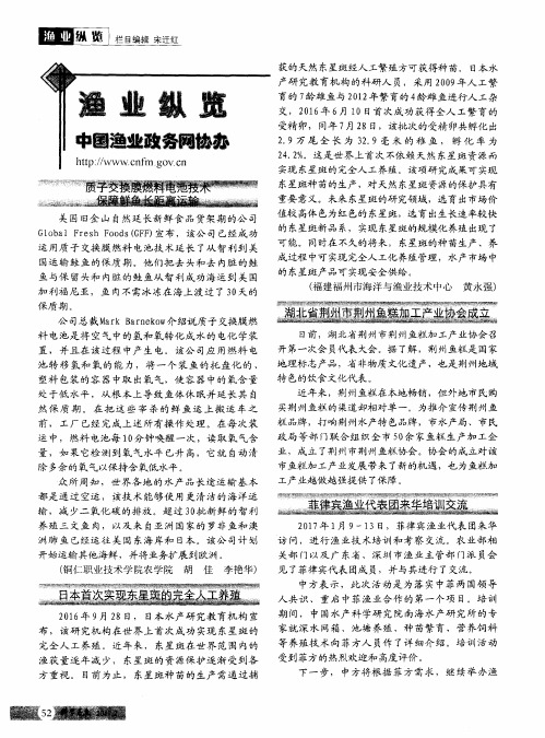 日本首次实现东星斑的完全人工养殖