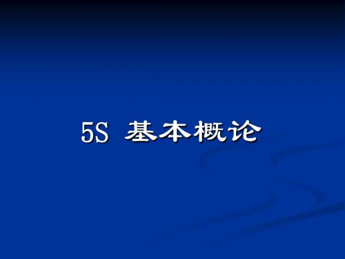 5S培训资料