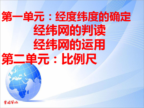 曾-------经纬网图的判读、应用与比例尺