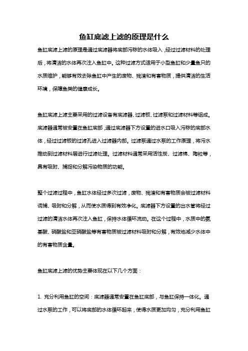 鱼缸底滤上滤的原理是什么