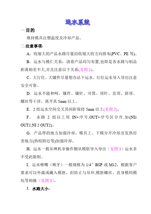 模具系列6-模具运水系统