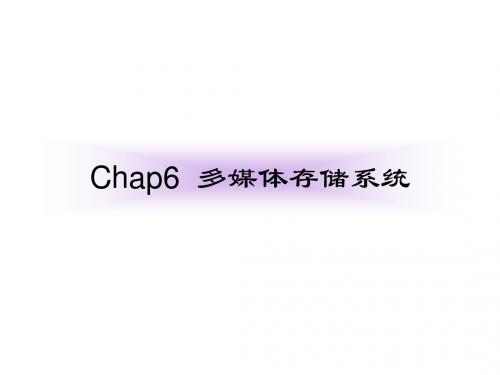 chap6-多媒体存储系统new