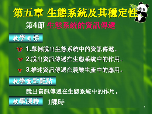 人教版高中生物课件-生态系统的信息传递(35张)