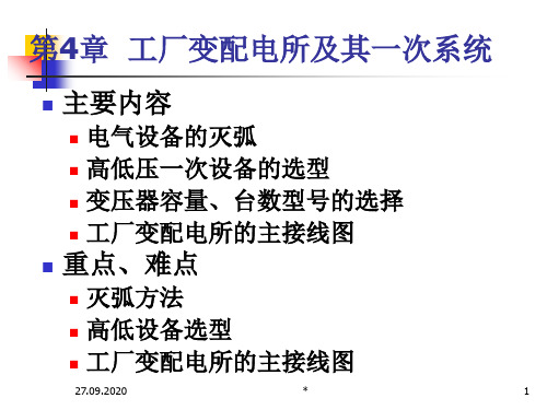 变电所一次系统图文PPT课件