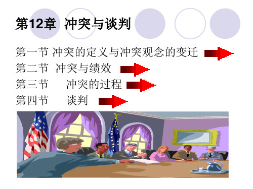 《组织行为学》 第8章 冲突与谈判