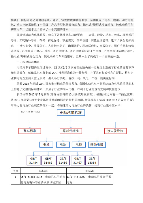 电动汽车技术管理规范