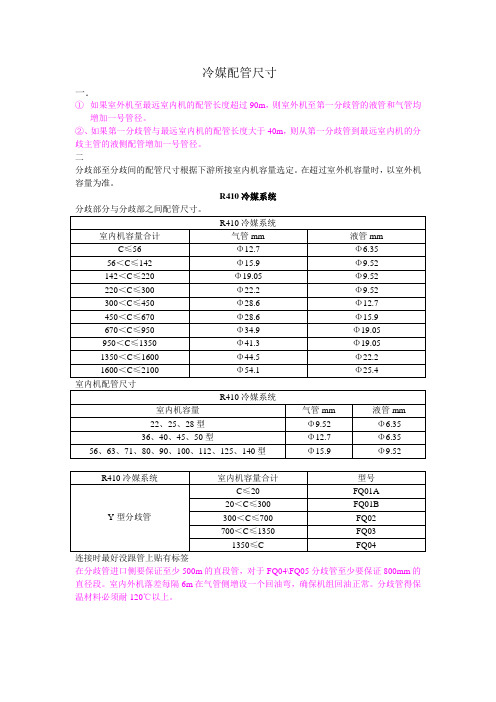 冷媒铜管配管及安装注意