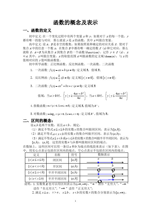 函数的概念