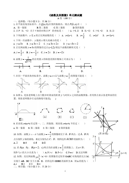 第17章《函数及其图像》单元测试题