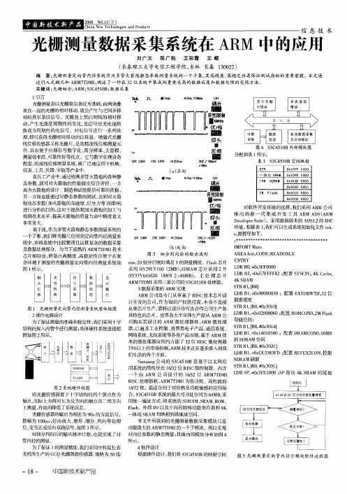 光栅测量数据采集系统在ARM中的应用