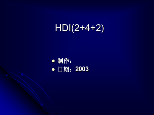 HDI(242)技术交流