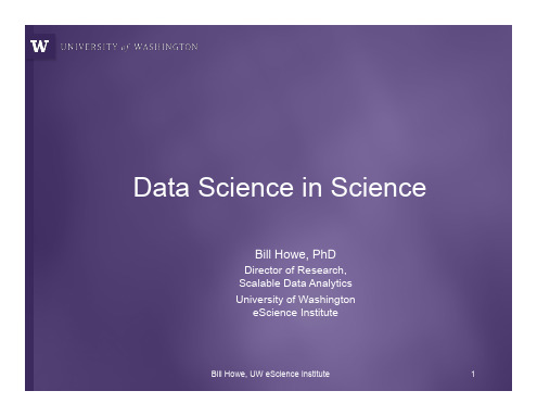 华盛顿大学公开课Introduction to Data Science 005_escience