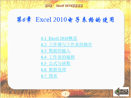 Excel2010基础操作