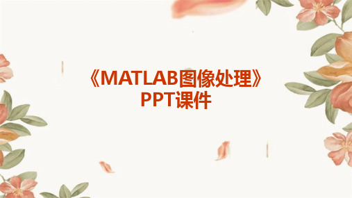 《篇Matlab图像处理》课件