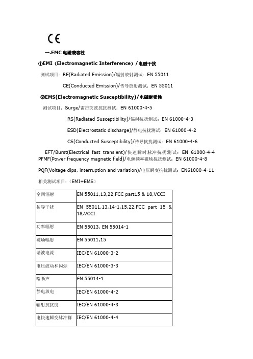 欧盟CE认证及相关标准