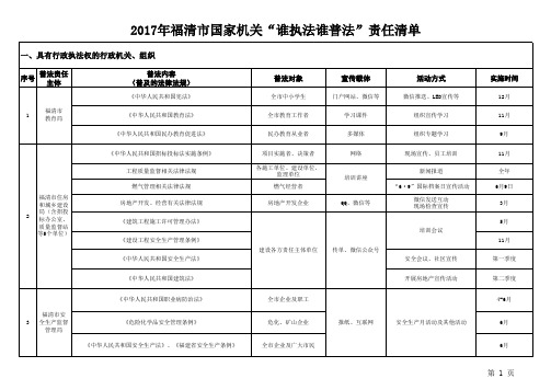 行政执法单位