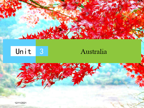 高中英语unit3australia课件选修9高三选修9英语课件