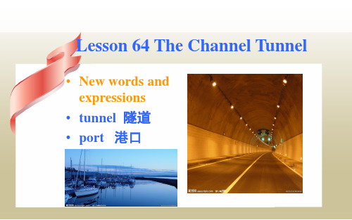 NCE2  Lesson 64 The Channel Tunnel